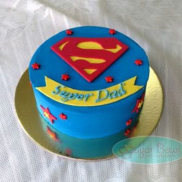 Super Dad Birthday Cake